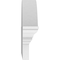 Ekena Millwork Segment Arch W/ Flankers 3 Spoke Architectural Grade PVC Pediment, 36"W x 10"H x 2-1/2"P PEDPS036X100SGF03 - alternate 6